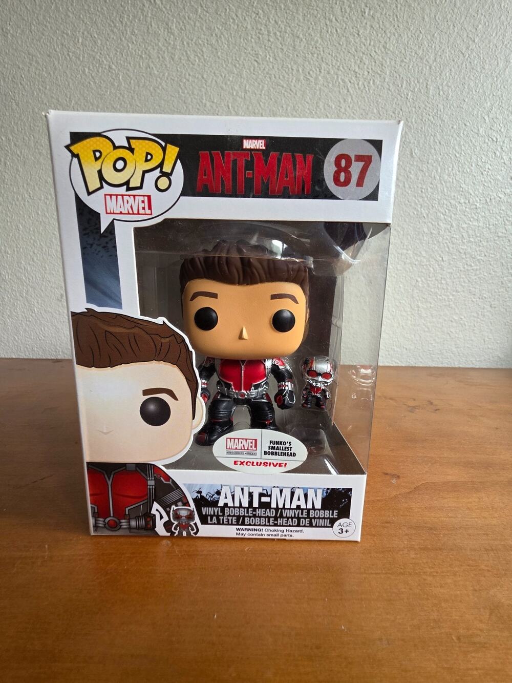 Funko POP! Marvel Ant-Man and the Wasp Ant-Man Unmasked Unmasked #87